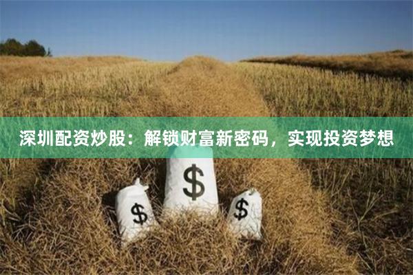 深圳配资炒股：解锁财富新密码，实现投资梦想
