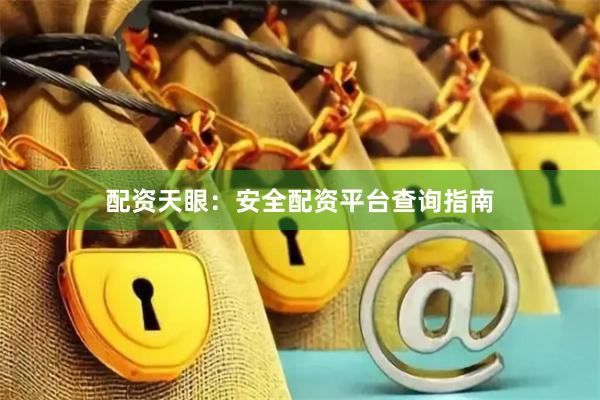 配资天眼：安全配资平台查询指南